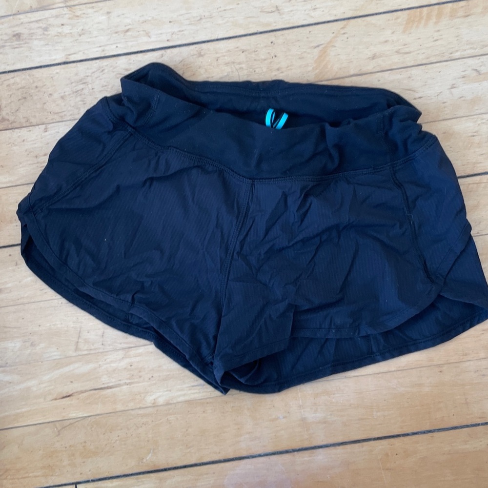 Black lululemon athletica Speed Up Shorts - Ivivva 14